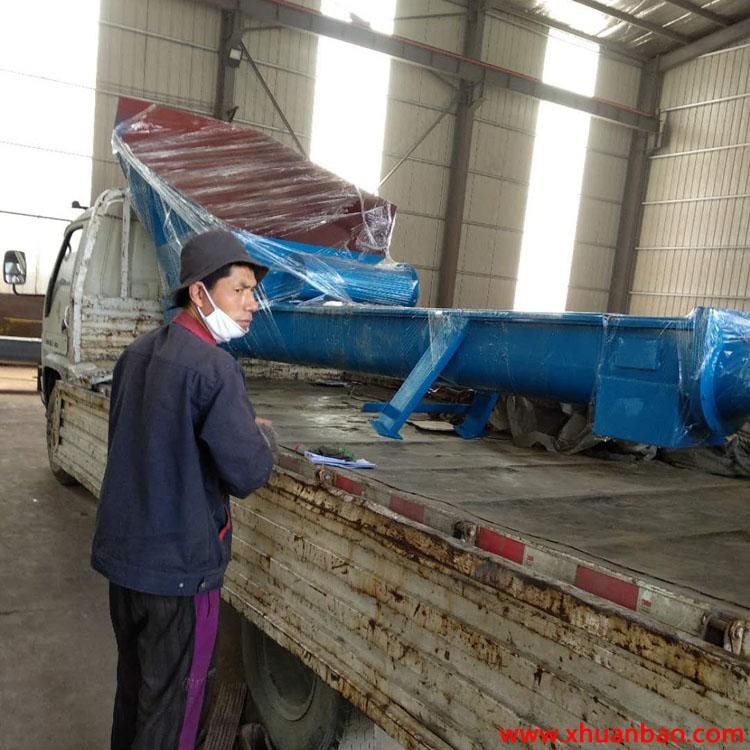 山西晋中厂家直销水泥干粉螺旋输送机 鸿成环保 碳钢 倾斜使用